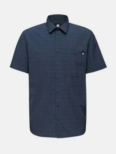 Classic Lenni Short Sleeve Shirt Navy - MAMMUT - BALAAN 2