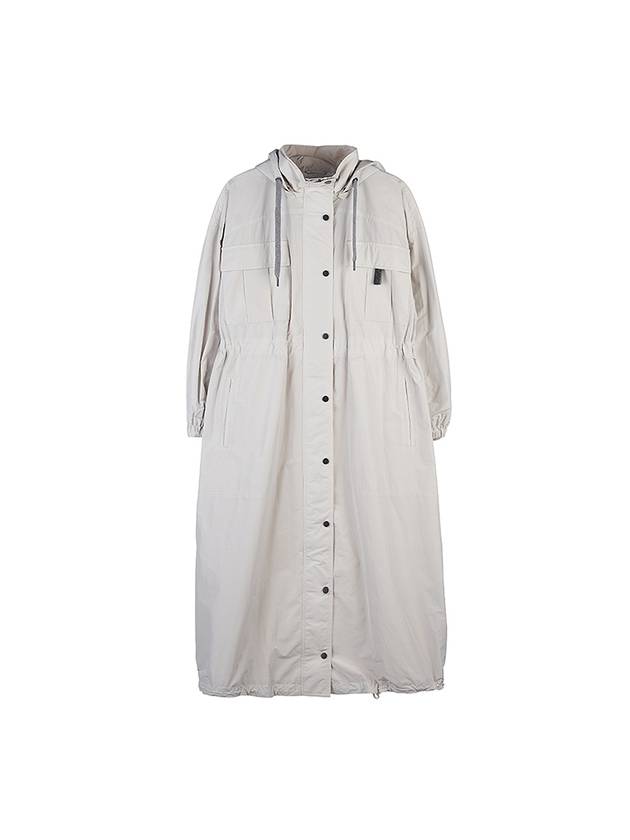 Women's Long Jacket White - BRUNELLO CUCINELLI - BALAAN 2