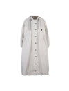 Women's Long Jacket White - BRUNELLO CUCINELLI - BALAAN 2