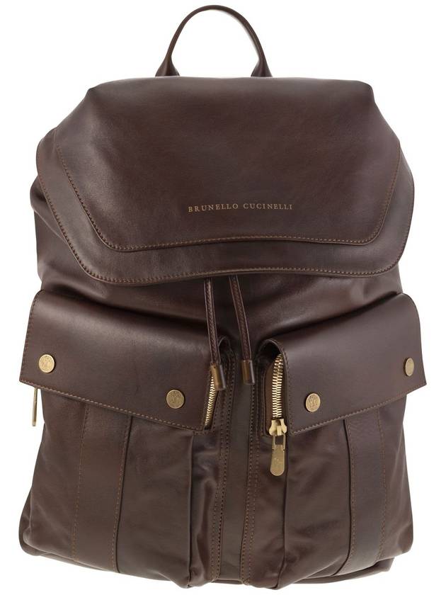 Leather backpack - BRUNELLO CUCINELLI - BALAAN 1