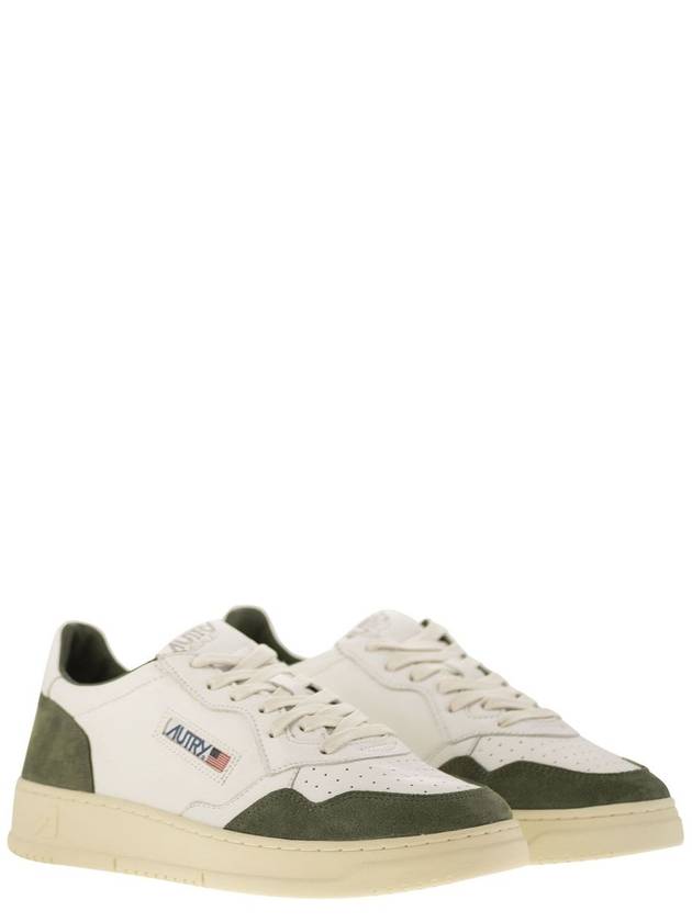 MEDALIST LOW - Sneakers in goatskin and suede - AUTRY - BALAAN 4