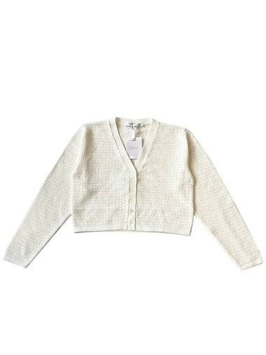 Kids Logo Embroidered Cardigan 4WBM14CARE 013 - DIOR - BALAAN 1