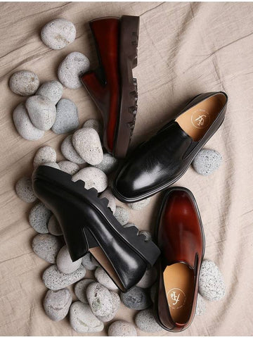 2 types of Jericho slipon men’s handmade shoes - FLAP'F - BALAAN 1