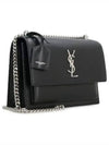 Sunset Monogram Medium Shoulder Bag Black - SAINT LAURENT - BALAAN 2