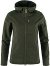 Women s Keb Fleece Hoodie Deep Forest 86990662 W Black - FJALL RAVEN - BALAAN 2