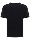 24SS Sock Logo Embroidered Pocket Tshirt Black 2419971021 019 - MAX MARA - BALAAN 3