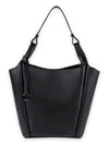 Leather Medium Bucket Bag Black - TOD'S - BALAAN 3