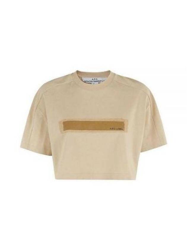 Sandre Short Sleeve T-Shirt Beige - A.P.C. - BALAAN 2