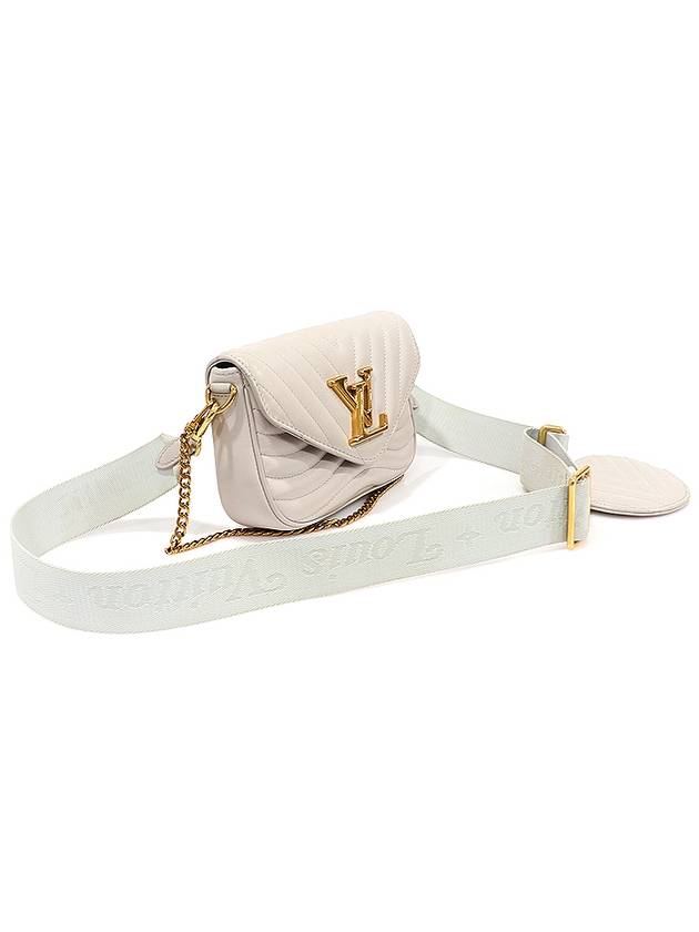 M57864 BRUME Gray Calfskin Vintage Gold New Wave Multi Pochette Cross 2WAY - LOUIS VUITTON - BALAAN 3