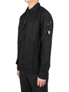 Taylon L Lens Shirt Zip Up Jacket Black - CP COMPANY - BALAAN 5