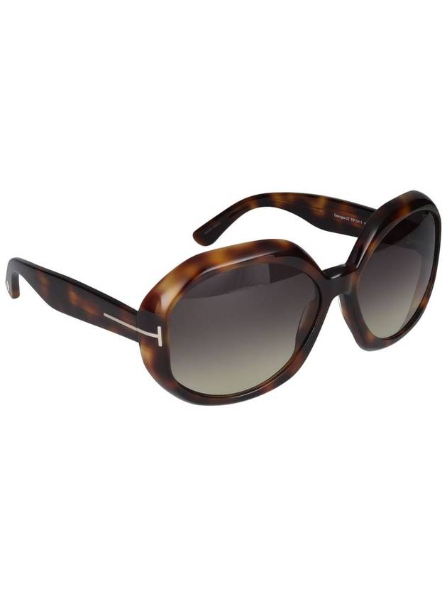 Eyewear Tortoiseshell Oval Frame Sunglasses FT1011 - TOM FORD - BALAAN 5