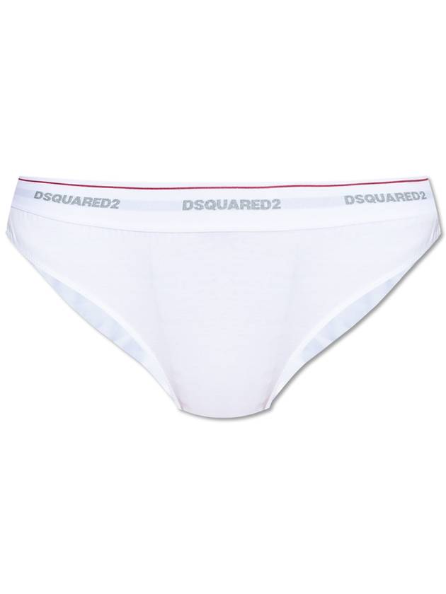 Dsquared2 Briefs With Logo, Women's, White - DSQUARED2 - BALAAN 1