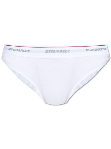 Dsquared2 Briefs With Logo, Women's, White - DSQUARED2 - BALAAN 1