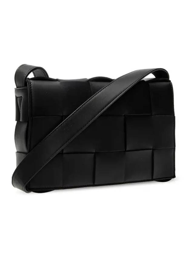 Intrecciato Cassette Cross Bag Black - BOTTEGA VENETA - BALAAN 5