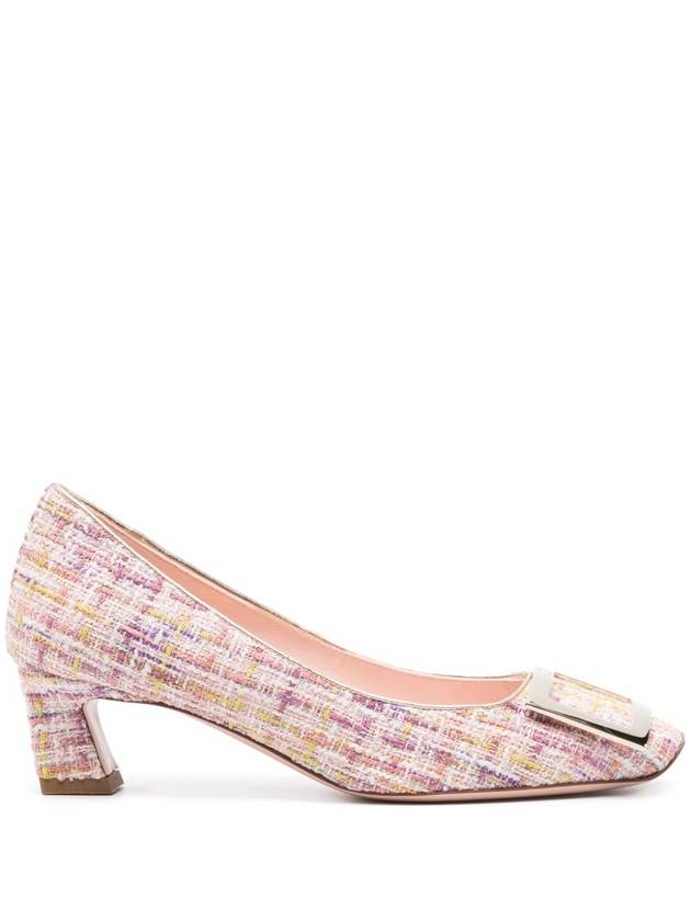 Trumpet Metal Buckle Pumps Heel Pink - ROGER VIVIER - BALAAN 2