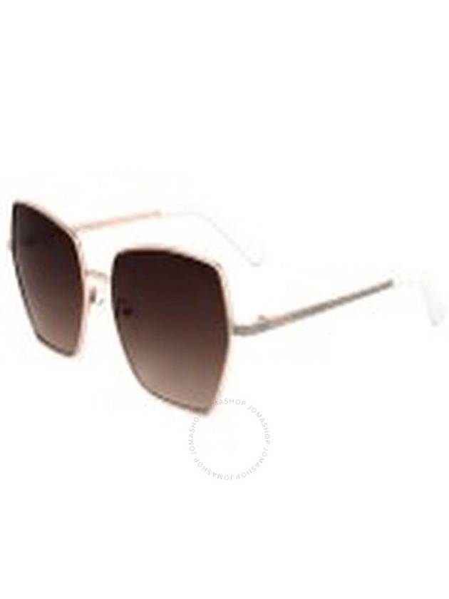 Guess Factory Brown Butterfly Ladies Sunglasses GF6137 28F 57 - GUESS - BALAAN 1