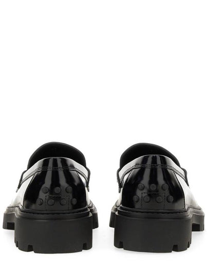 Leather Penny Loafers Black - TOD'S - BALAAN 2