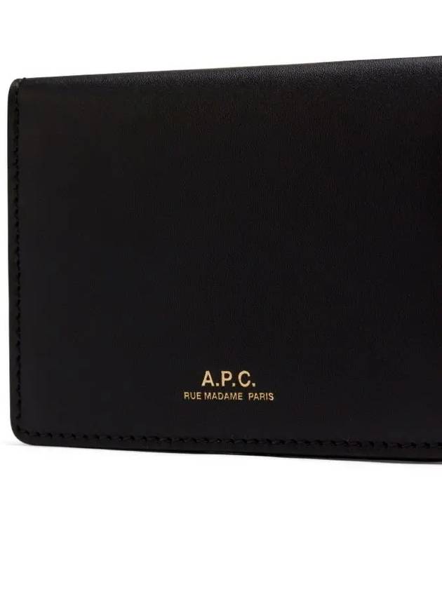 Stefan Horizon Logo Card Wallet Black - A.P.C. - BALAAN 4