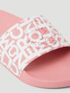 Jeanne Logo Print Slippers Pink - MONCLER - BALAAN 6