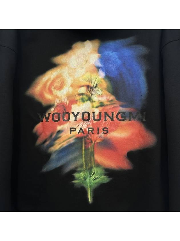 Swaying Flower Hooded Sweatshirt W243TS36723B - WOOYOUNGMI - BALAAN 6