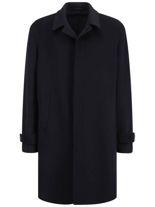 Lardini Navy Blue Wool Coat - RVR LARDINI - BALAAN 1