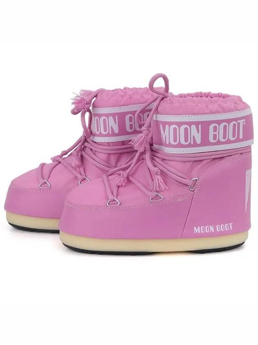 Classic Low Winter Boots Pink - MOON BOOT - BALAAN.
