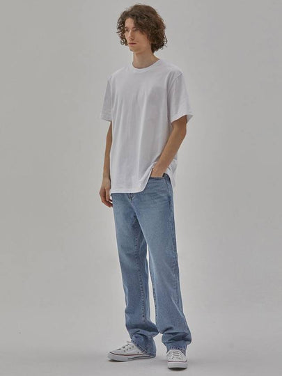 Denim Comfort Long Straight Pants Indigo - CORK - BALAAN 2