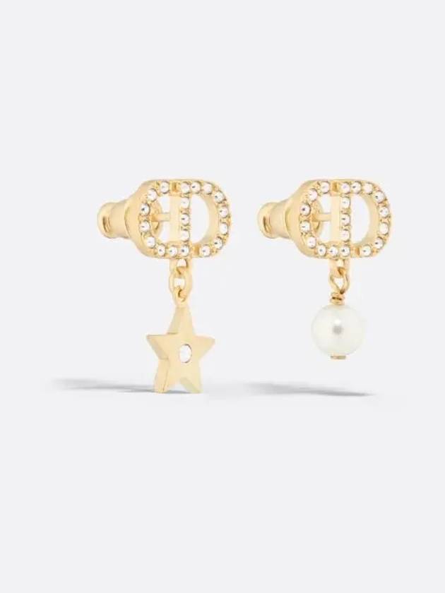 Petit CD Lucky Charm Earrings Gold - DIOR - BALAAN 4