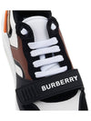 Leather Suede Vintage Check Sneakers Black - BURBERRY - BALAAN 9