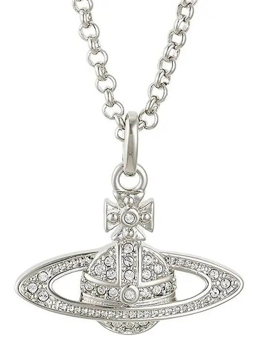 Mini Bas Relief Pendant Necklace Silver - VIVIENNE WESTWOOD - BALAAN 2