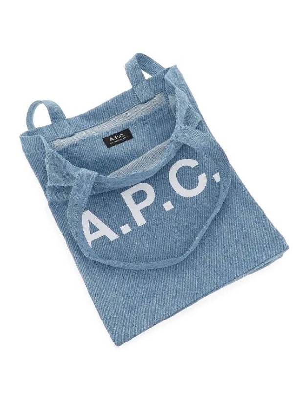 Lou Tote Bag Blue - A.P.C. - BALAAN 6