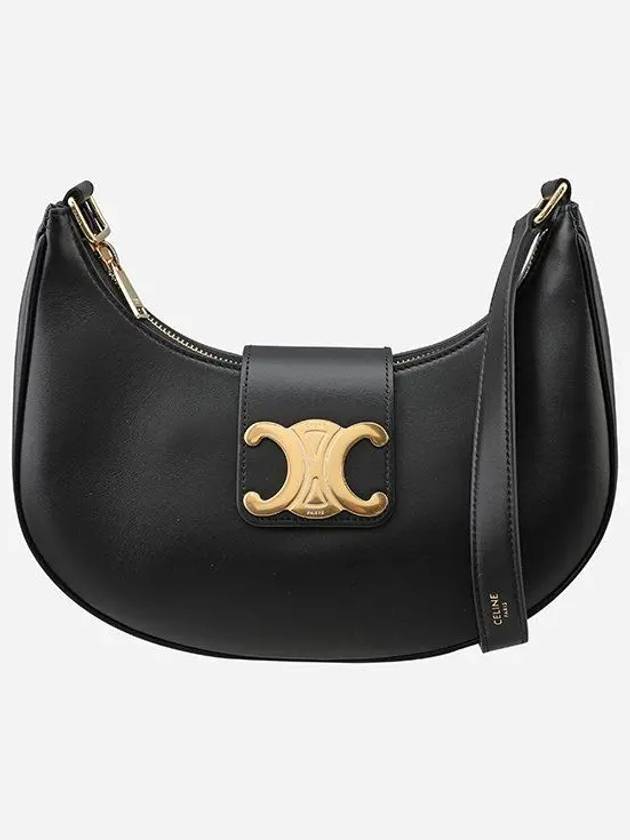 Ava Triomphe Smooth Calfskin Shoulder Bag Black - CELINE - BALAAN 2