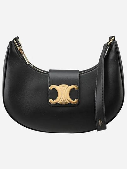 Ava Triomphe Smooth Calfskin Shoulder Bag Black - CELINE - BALAAN 2