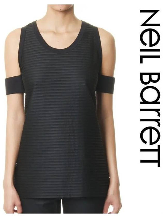 Women's tank top sleeveless black - NEIL BARRETT - BALAAN 2