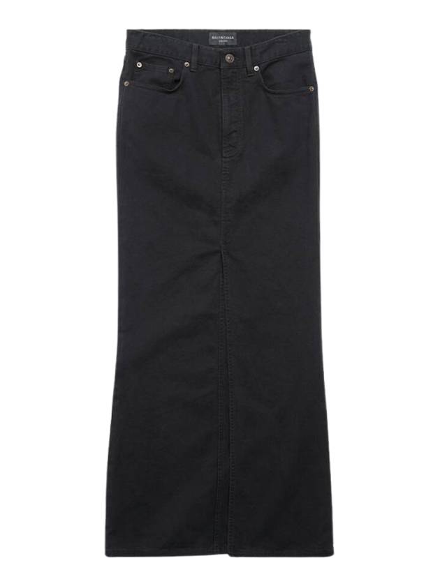 Maxi H-Line Skirt Black - BALENCIAGA - BALAAN 2