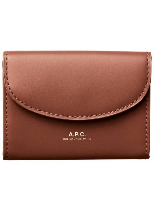 Geneve Flap Card Wallet Brown - A.P.C. - BALAAN 2