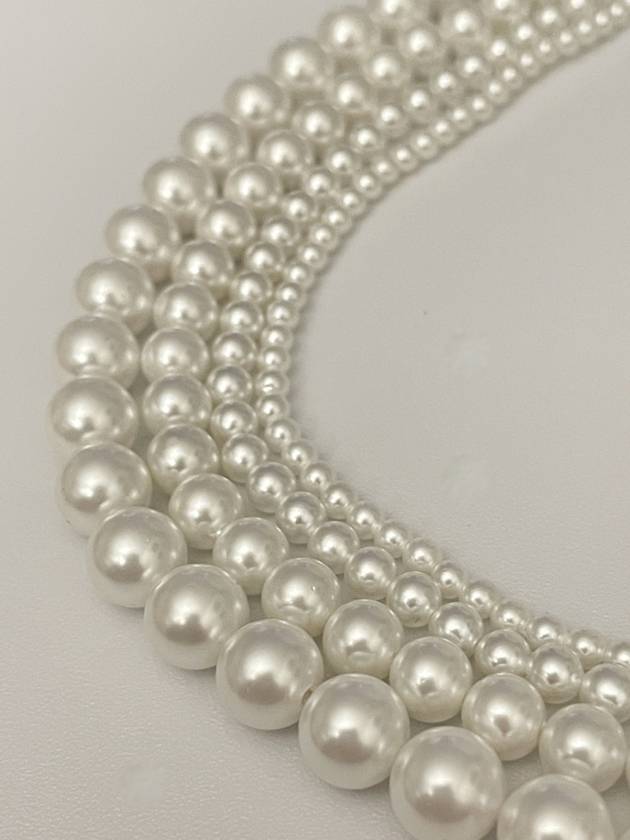 Nuclear Pearl Necklace White - SOSOO - BALAAN 4