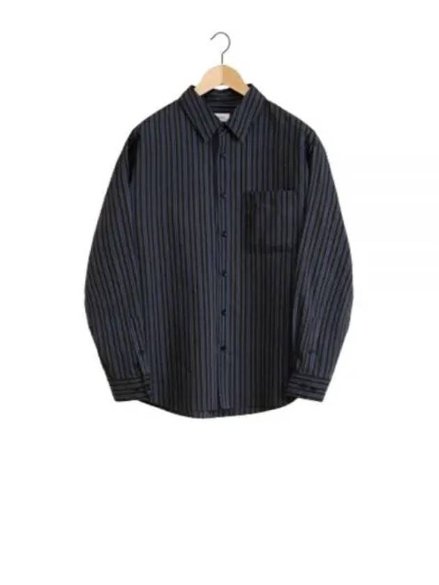 Striped Long Sleeve Shirt Black - LEMAIRE - BALAAN 2