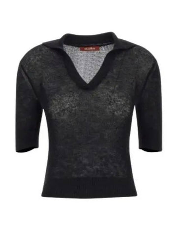 Pablo Knit Top Black - MAX MARA - BALAAN 1