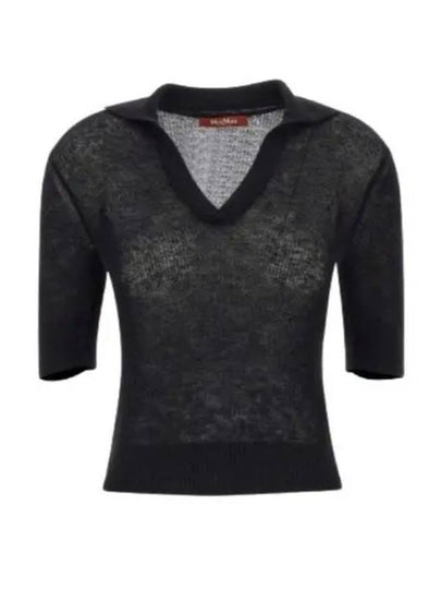 Pablo Knit Top Black - MAX MARA - BALAAN 2