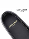 Leather Espadrilles Black - SAINT LAURENT - BALAAN 7