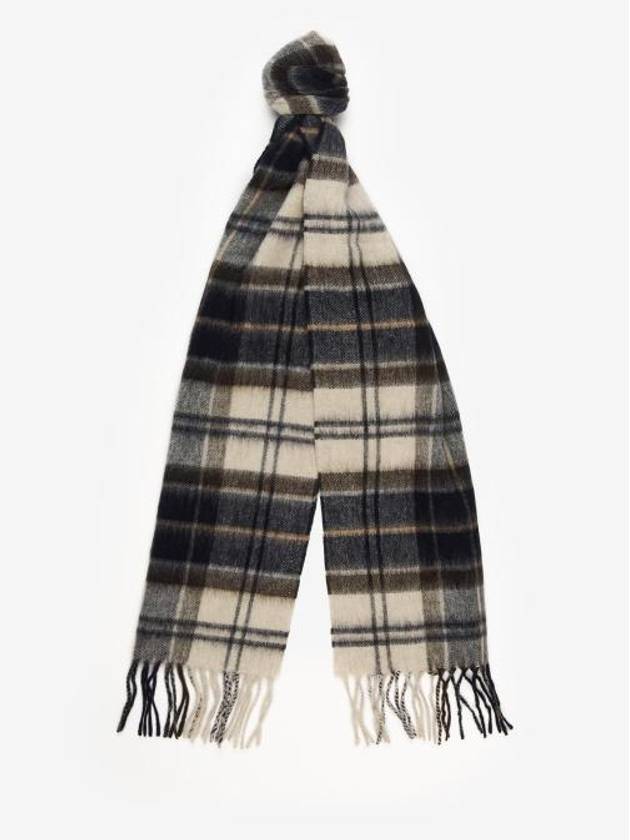 Wool Cashmere Tartan Check Muffler Autumn - BARBOUR - BALAAN 1