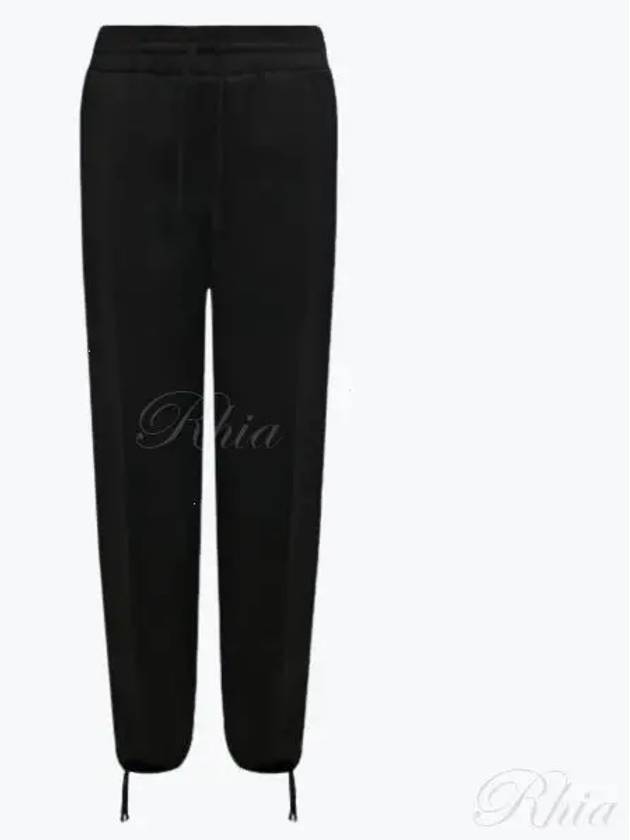 Drawstring Waistband Tapered Track Pants Black - JIL SANDER - BALAAN 2