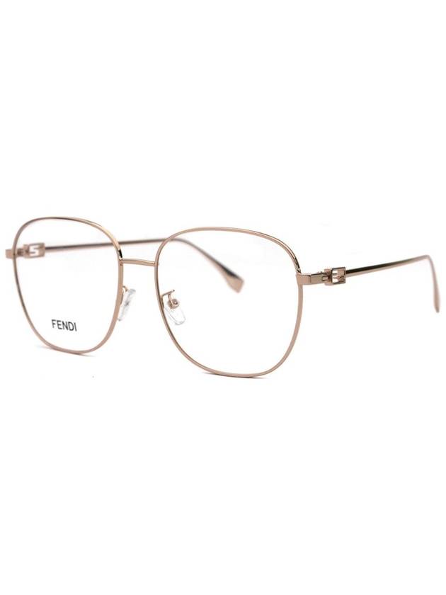 FE50021U 028 Officially imported square metal Asian fit luxury glasses frame - FENDI - BALAAN 1