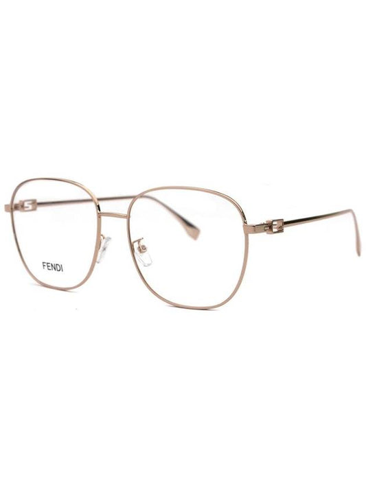 FE50021U 028 Officially imported square metal Asian fit luxury glasses frame - FENDI - BALAAN 1