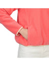 Serif Logo Buttoned Polar Cotton Sweatshirt Cream Pink - SPORTY & RICH - BALAAN 10