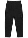 Military Cargo Straight Pants Black - CP COMPANY - BALAAN 3