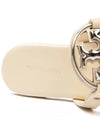 Women's Metal Miller Soft Flip Flops New Cream - TORY BURCH - BALAAN 6