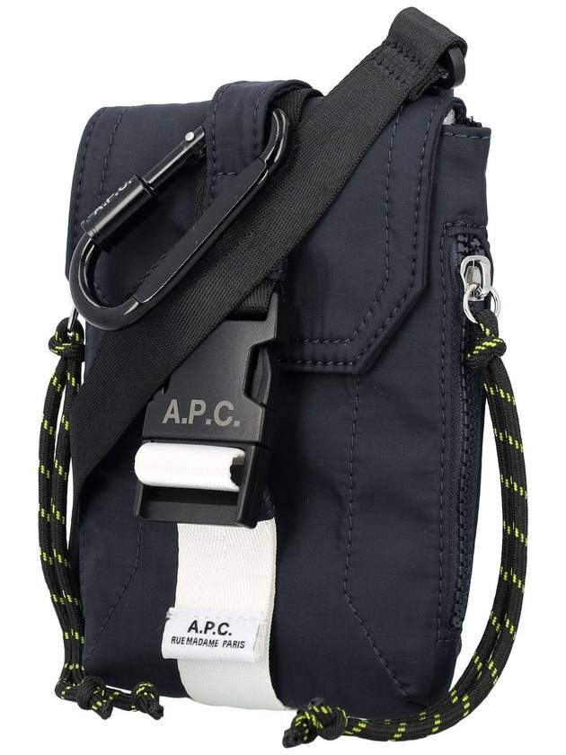 Trek Logo Buckle Nylon Pouch Cross Bag Dark Navy - A.P.C. - BALAAN 4