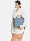 Women's Medium Tote Bag Briefcase Blue BCTBMMBL9 - SUPERMOONDESIGN - BALAAN 4